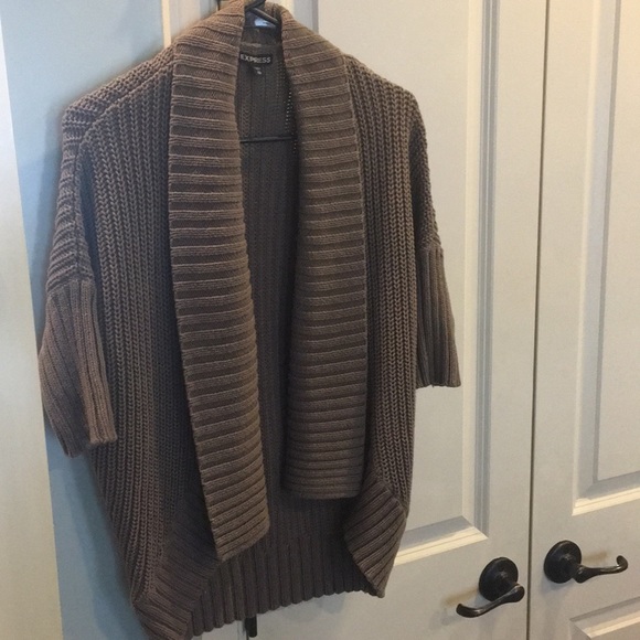 Express Knit Cardigan (light brown) - Picture 2 of 3